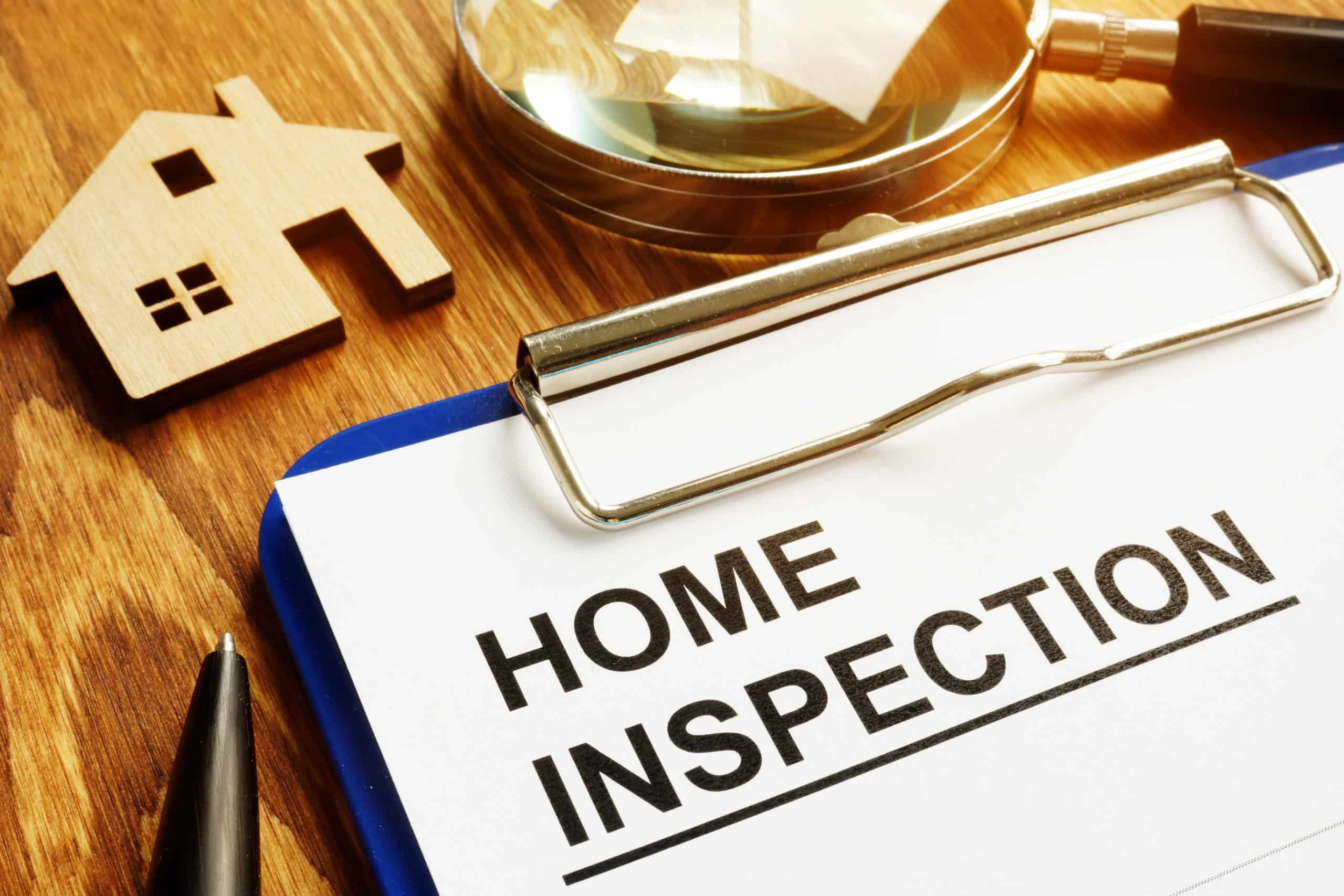 Home inspection clipboard