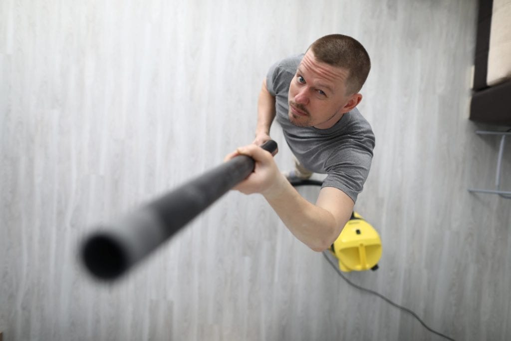 How to clean a popcorn ceiling