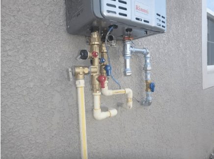 Incorrectly installed gas sediment trap