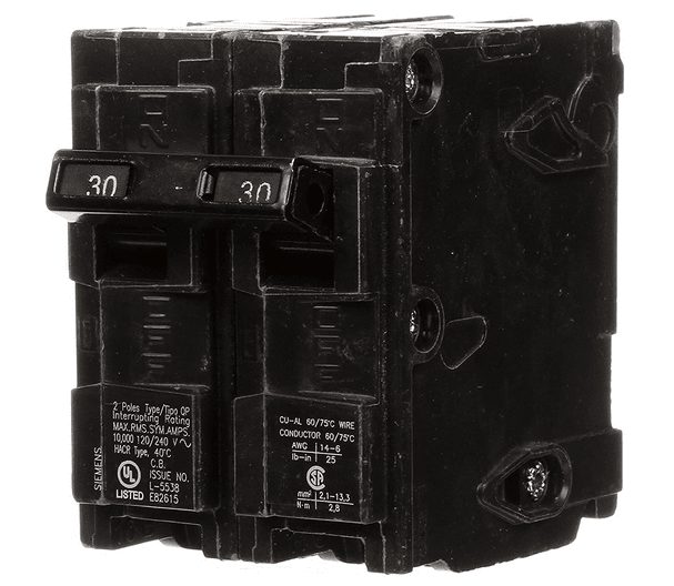 Breaker that holds two wires