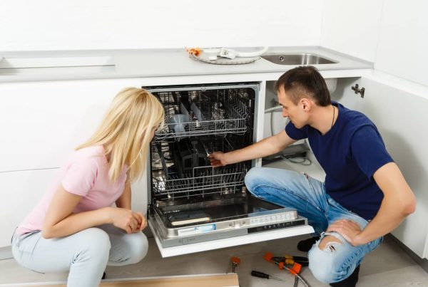 Installing a dishwasher