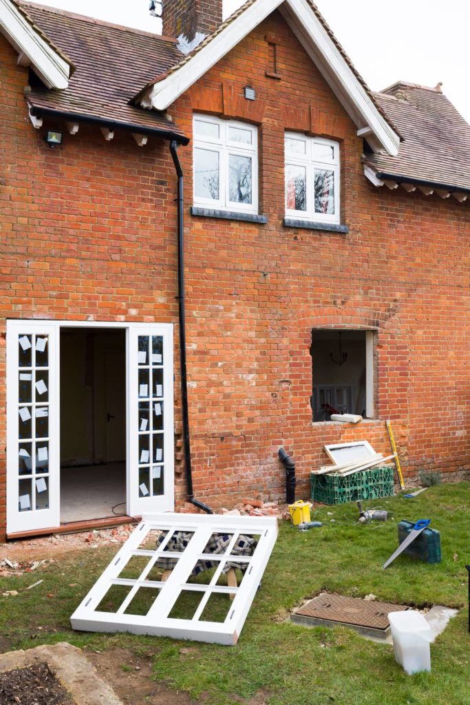 Replacing the older windows in an older home with newer, more aesthetically pleasing windows.