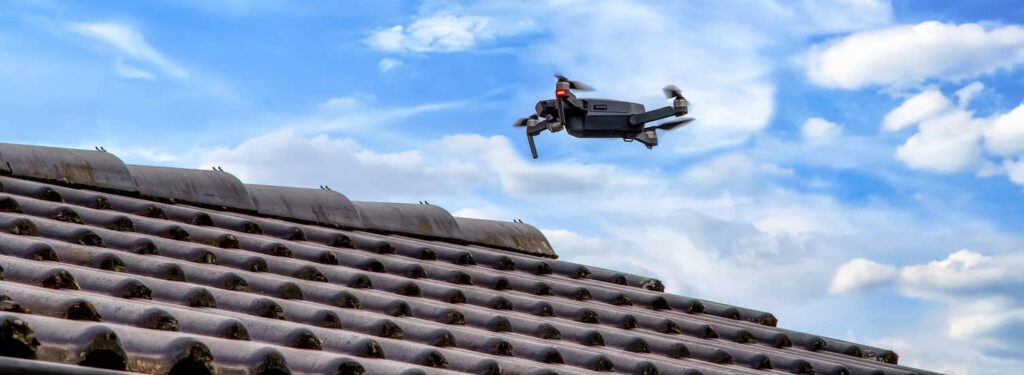 Drones are being used to inspect and certify your roof.